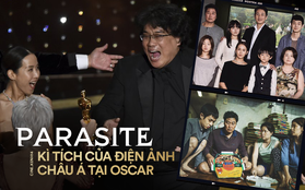 "Parasite" và cú ăn 4 lịch sử tại Oscar 2020: Giải to giải nhỏ đều ẵm trọn, đến chú Bong Joon Ho còn "stress"