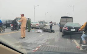 Hà Nội: Sáng sớm, phát hiện thi thể người đàn ông cạnh chiếc xe máy trên cầu Vĩnh Tuy