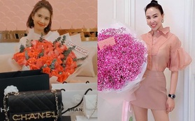 Chưa đến 8/3 sao nữ Vbiz đã tấp nập khoe quà: Ngọc Trinh được "cậu bé" tặng đồ hiệu, bạn thân 10 năm cũng nhận hoa từ người cũ