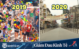 Khung cảnh trái ngược của lễ hội té nước Thái Lan 2019 vs 2020: năm ngoái hoành tráng, nhộn nhịp bao nhiêu thì năm nay trầm lắng, vắng vẻ bấy nhiêu