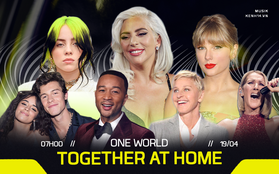 Taylor Swift, Billie Eilish, Shawn Mendes,... và gần 100 ngôi sao sẽ xuất hiện trong buổi livestream lớn nhất trong lịch sử do Lady Gaga kết hợp WHO tổ chức