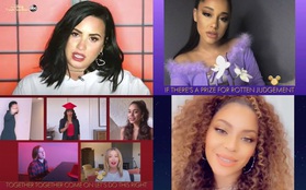 Cả tuổi thơ ùa về khi nghe Ariana Grande, Beyoncé, Demi Lovato hát các bản nhạc phim Disney, dàn cast High School Musical mỗi người một nơi vẫn "quẩy" nhiệt