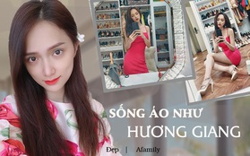 Gương kia ngự ở trên tường, có ai chụp OOTD được chuẩn như Hương Giang: Selfie một góc là thường, chụp đôi ba góc mới đáng trầm trồ