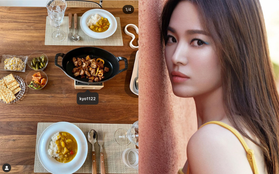 Lần đầu được thấy Song Hye Kyo nấu cơm nhà mùa dịch: Món Tây, món Hàn như nhà hàng, bạn bè khen hết lời vì cách bày trí