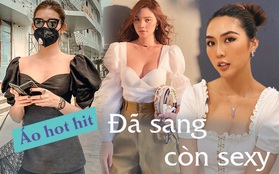 Kiểu áo vừa sexy vừa sang chảnh đang được các quý cô châu Á thi nhau diện, bạn còn chưa update thì thật có lỗi với tủ đồ