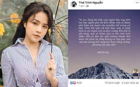 Quang Đăng vừa bị tố có "Tuesday" nên mới chia tay, Thái Trinh nửa đêm đã đăng dòng tâm trạng đầy ẩn ý