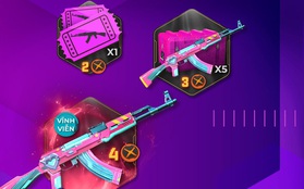 Free Fire: Hướng dẫn cách nhận huy hiệu để đổi skin súng AK Bóng Nước vĩnh viễn, hoàn toàn miễn phí!