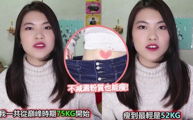 Nữ Youtuber xứ Đài chia sẻ 4 mẹo "nhỏ mà quen" giúp cô giảm thành công 23kg trong 15 tháng