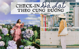 Ghim ngay bản đồ check-in Đà Lạt theo cung đường “chuẩn xịn” nhất, toàn là địa điểm nằm gần nhau cho bạn vui chơi tiết kiệm thời gian