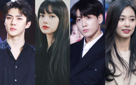 20 em út Kpop lột xác ngoạn mục nhờ tóc đen: Jungkook, Sehun hoá tổng tài, Lisa và dàn mỹ nữ như công chúa bí ẩn