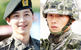 Song Joong Ki gây sốt vì ảnh nhập ngũ như cảnh phim 5 năm trước, hình tại ngũ huyền thoại của Hyun Bin bỗng bị đem ra so sánh