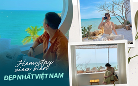 Khắp Việt Nam có những homestay chỉ cần mở cửa ra là thấy biển ngay trước mặt, xinh đến nỗi ai cũng ngỡ chỉ có trong phim