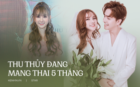 HOT: Ca sĩ Thu Thủy đang mang thai con gái ở tháng thứ 5 sau gần 1 năm kết hôn với chồng trẻ