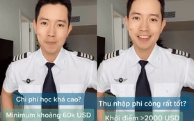 Cơ trưởng trẻ nhất Việt Nam - Quang Đạt tiết lộ những bí mật ít người biết về chi phí học tập và thu nhập siêu "khủng" của nghề phi công