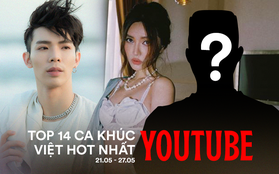 14 ca khúc Việt hot nhất Youtube tuần qua: Bích Phương "cướp" ngôi vương của Hòa Minzy, Erik bám trụ vững chắc, riêng Jack chiếm đến 4 vị trí