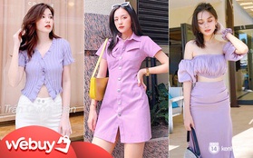 Hè này mà không sắm đồ màu tím lilac thì tụt hậu quá, mách ngay cho chị em 10 món xinh xẻo sành điệu giá từ 300k kèm luôn chỗ mua