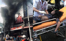 Giải cứu 7 người mắc kẹt trong căn nhà bốc cháy dữ dội ở Sài Gòn