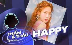 "Happy" - Bản hit mùa hè hạnh phúc thêm sức nặng cho discography của Taeyeon