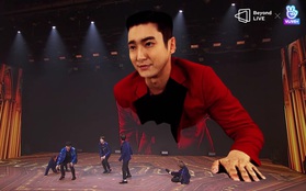Super Junior làm concert chất đến phát ngất: "Hóa phép" Siwon to bằng tòa nhà 2 tầng ngay trên sân khấu