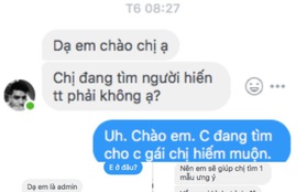 Góc khuất “chợ” mua bán tinh trùng trên mạng: Bi kịch khó lường