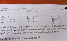 Cô giáo ra đề toàn ký hiệu "lạ hoắc", học trò cười té ngửa khi nhận lại lời giải thích