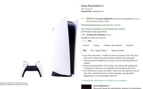 Amazon Pháp khiến Sony "giận tím người" khi rò rỉ giá bán Playstation 5