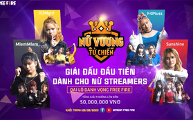 Ngắm nhìn nhan sắc 16 bóng hồng tham gia "Nữ vương đại chiến" - Giải đấu Free Fire đầu tiên dành cho các nữ streamer