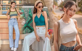 Mặt xinh, dáng chuẩn lại biết cách ăn vận, bảo sao nàng hot girl Thái chỉ cao 1m60 mà lên ảnh trông như 1m70