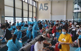 Sân bay Tân Sơn Nhất đón 343 người Việt bị mắc kẹt do dịch Covid-19 từ Đài Loan về nước