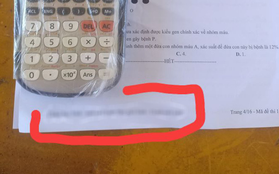Phát đề cương dài trăm câu trắc nghiệm, giáo viên còn kèm theo lời nhắn, đọc cưng muốn xỉu