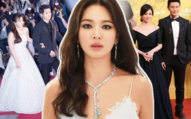 8 lần Song Hye Kyo "gây nổ" thảm đỏ, sự kiện: 2 dịp làm "đám cưới sớm" với Song Joong Ki, sau ly hôn lại lột xác ngỡ ngàng