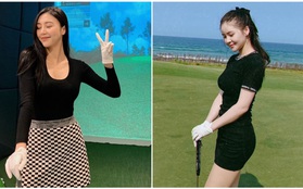 Loạt gái đẹp đồng loạt khoe dáng ở sân golf, chỉ 1 bức ảnh biết ngay khí chất và sang cỡ nào!