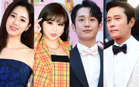 Eun Jung (T-Ara) và Park Bom (2NE1) hút hết truyền thông trước dàn diễn viên hot, đến Jung Hae In cũng "lép vế" ở thảm đỏ "Oscars Hàn Quốc"?