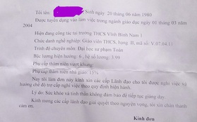 Thầy giáo ôm hôn nữ sinh lớp 7 xin nghỉ việc vì lý do "sức khỏe không tốt"