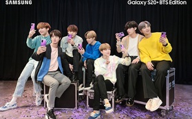 Sau phiên bản giới hạn Galaxy A80 BlackPink Edition, Samsung lại cho ra mắt Galaxy S20+ phiên bản BTS "tím lịm" gây sốt cộng đồng ARMY Việt