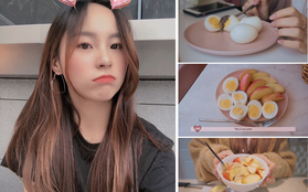 Áp dụng chế độ ăn kiêng với trứng, cô nàng vlogger xứ Hàn giảm 1.6kg chỉ sau 3 ngày