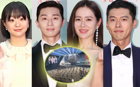 Nhìn dãy ghế xa nghìn trùng dương Baeksang 2020 mà rớt nước mắt: Thế này thì sao Hyun Bin và Son Ye Jin "chim chuột" đây?