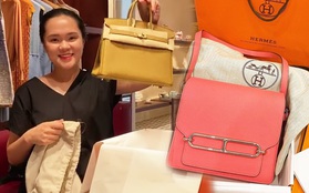 Xứng danh vợ "Mạnh gắt", Quỳnh Anh cũng "khét" ra trò: Trong 2 tháng tậu liền 3 chiếc túi Hermès, tổng giá trị hơn nửa tỷ đồng