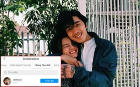 Rapper Khói follow duy nhất Mây: Con đường tình yêu trên Instagram dạo này nhộn nhịp quá!