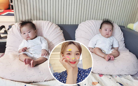 "Bà mẹ trẻ nhất Kbiz" Yulhee khoe ảnh cặp song sinh 5 tháng tuổi: Knet khen nức nở, dự đoán Kbiz sẽ có mỹ nhân tương lai