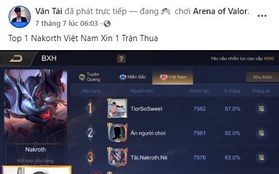 Liên Quân Mobile: Streamer livestream "xin 1 lần thua", ngay lập tức được cao thủ cho toại nguyện, cộng đồng hả hê!