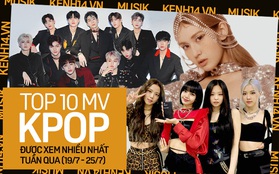 10 MV Kpop được xem nhiều nhất tuần: X1 đã tan rã bỗng quay trở lại, Somi không giành được hạng 1 vì đàn chị BLACKPINK quá mạnh