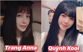 Thêm một cặp gái xinh bỗng giống nhau như đúc: Trang Anna và Quỳnh Kool
