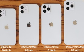 Trên tay mô hình iPhone 12, iPhone 12 Max, iPhone 12 Pro và iPhone 12 Pro Max tại Việt Nam