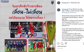 Fanpage chính thức của các ĐT Thái Lan đưa tin gây hiểu nhầm về ý kiến của Việt Nam trong cuộc họp tìm phương án tổ chức AFF Cup