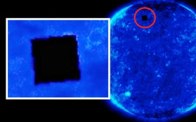 Tại sao trong tấm ảnh Mặt Trời của NASA chụp lại có một hình vuông đen ngòm như thế này?