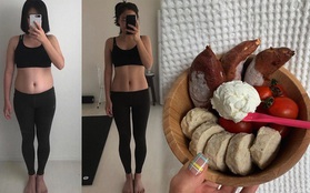 Cô nàng "bụng bự" chia sẻ chế độ ăn toàn món quen giúp giảm 14kg trong 3 tuần, có ngay vòng eo thon gọn