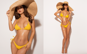 Oanh Yến tự tin diện bikini khoe body bốc lửa, nhìn hình có ai nghĩ nàng Hậu đã trải qua 6 lần sinh nở?