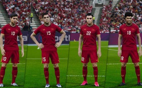 Game thủ Việt tâm huyết, mang đội tuyển Việt Nam lên PES 20, đẹp xuất sắc và giống "y xì đúc" ngoài đời