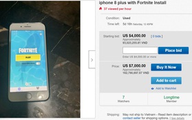 Chuyện lạ: iPhone 8 Plus cài sẵn tựa game Fortnite được bán trên Ebay với giá gần… 163 triệu đồng